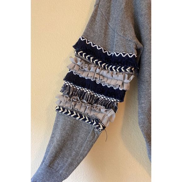 A.N.A. Sweater with ruffle sleeve details - Picture 2 of 5